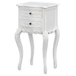 j2113a-wh_1 Ornate French Country White Bedside Table