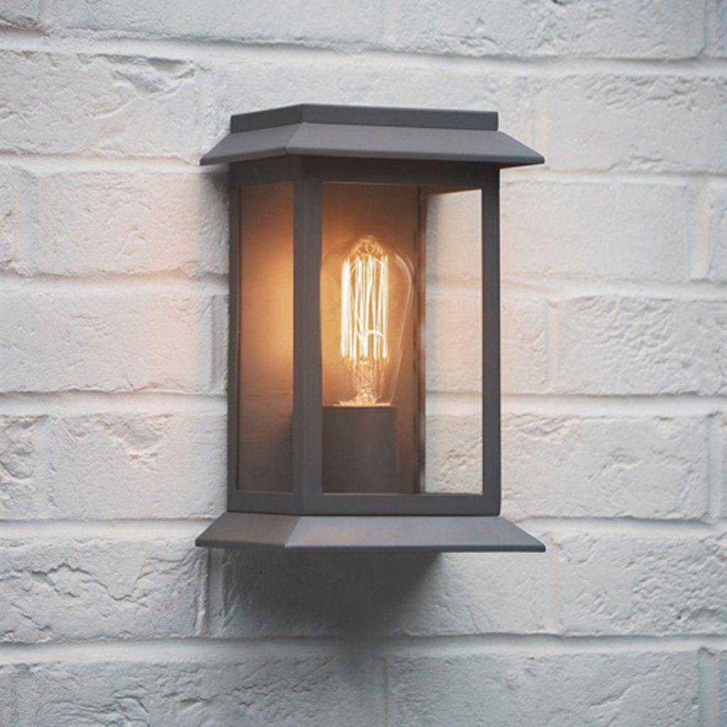 Charcoal Grey Garden Outdoor Wall Light Fizzy Fox Ripley