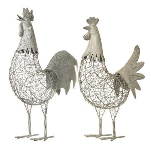 Large-Grey-Chicken-Hen-Decoration