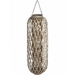 18730 Extra Large Tall Wicker Candle Lantern