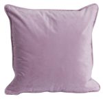 19343 Pale Pink Velvet Cushion with Inner