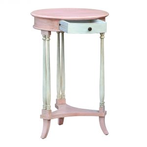 js1026-piaw-open_1 Shabby Chic Vintage Pink Side Table