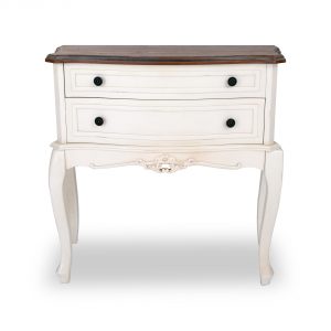 tfg012-aw_1 Antique White Ornate 3 Drawers Chest