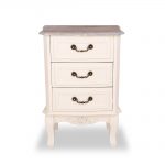 tgf115-aw-wd_2 Antique White Brown Ornate Bedside Table