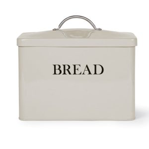 BBCL05_A Vintage Style Cream Bread Bin
