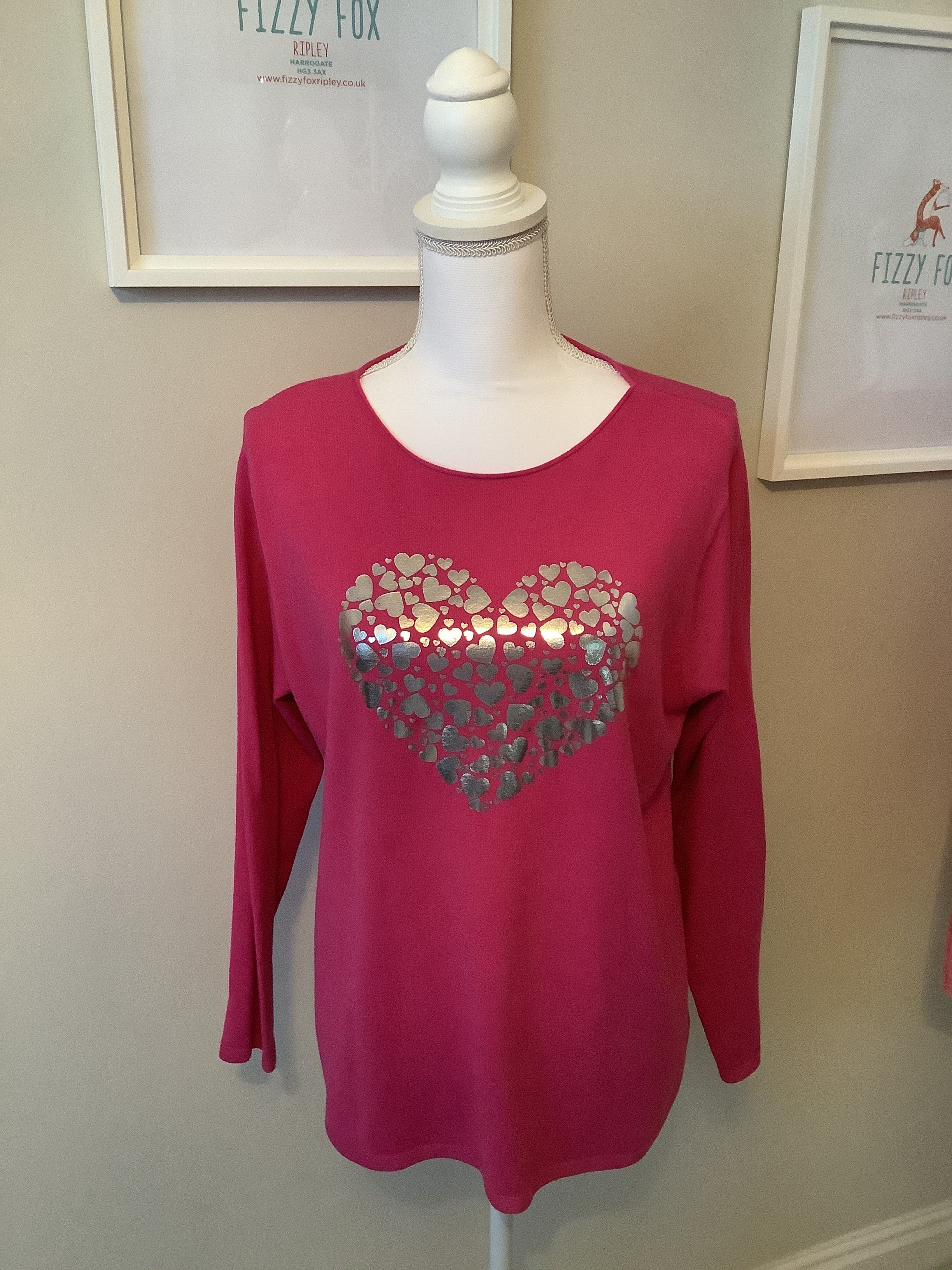 fuchsia pink jumper uk