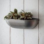 TPAP02 Pewter Grey Wall Planter a