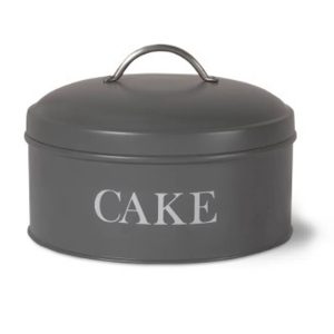 CACO01 Retro Vintage Style Grey Cake Tin 2