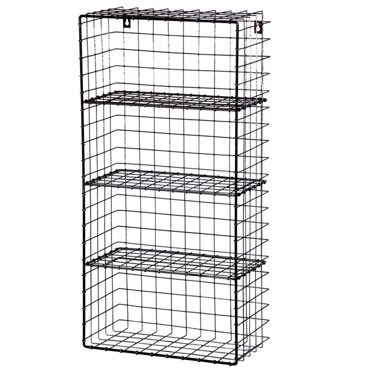 Industrial Style Wire Wall Shelf Rack, Industrial Wire Shelving