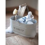 Painted Chalk Cream Wash Up Tidy Container