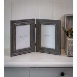 18SS23 Grey Double Photo Frame