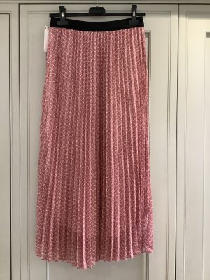 pleated chain skirt pink