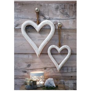 11AW35-Pair-of-White-Heart-Decorations