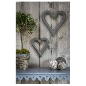 14SS35-Pair-of-Grey-Heart-Decorations
