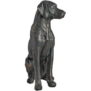 17923-b-Antique-Black-Bronze-Sitting-Labrador-Ornament-1