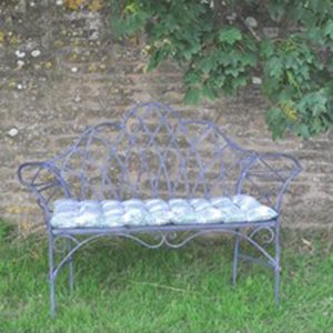 4141c Edwardian Style Grey Garden Bench