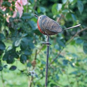 3005 Robin Bird on a Stick Ornament b