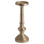 19822 Distressed Brass Effect Candle Holder