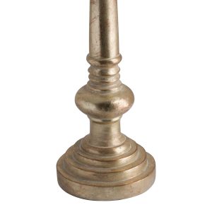 19822-a Distressed Brass Effect Candle Holder