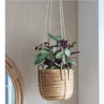 HPRA01 Hand Made Rattan Hanging Plant Pot