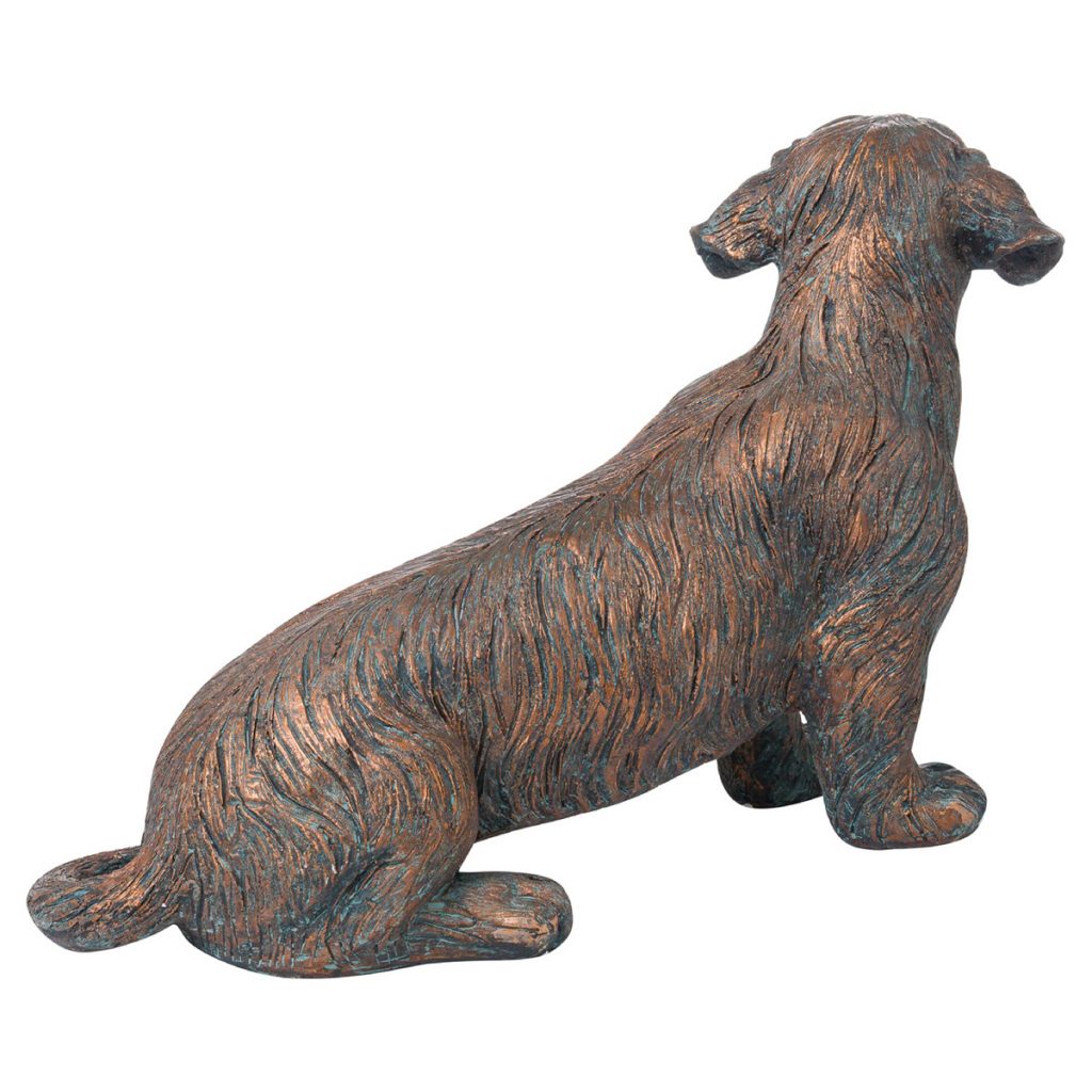 Bronze Effect Dog Dachshund Ornament Fizzy Fox Ripley