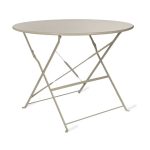 BTCL02_Large Clay Taupe Round Bistro Table