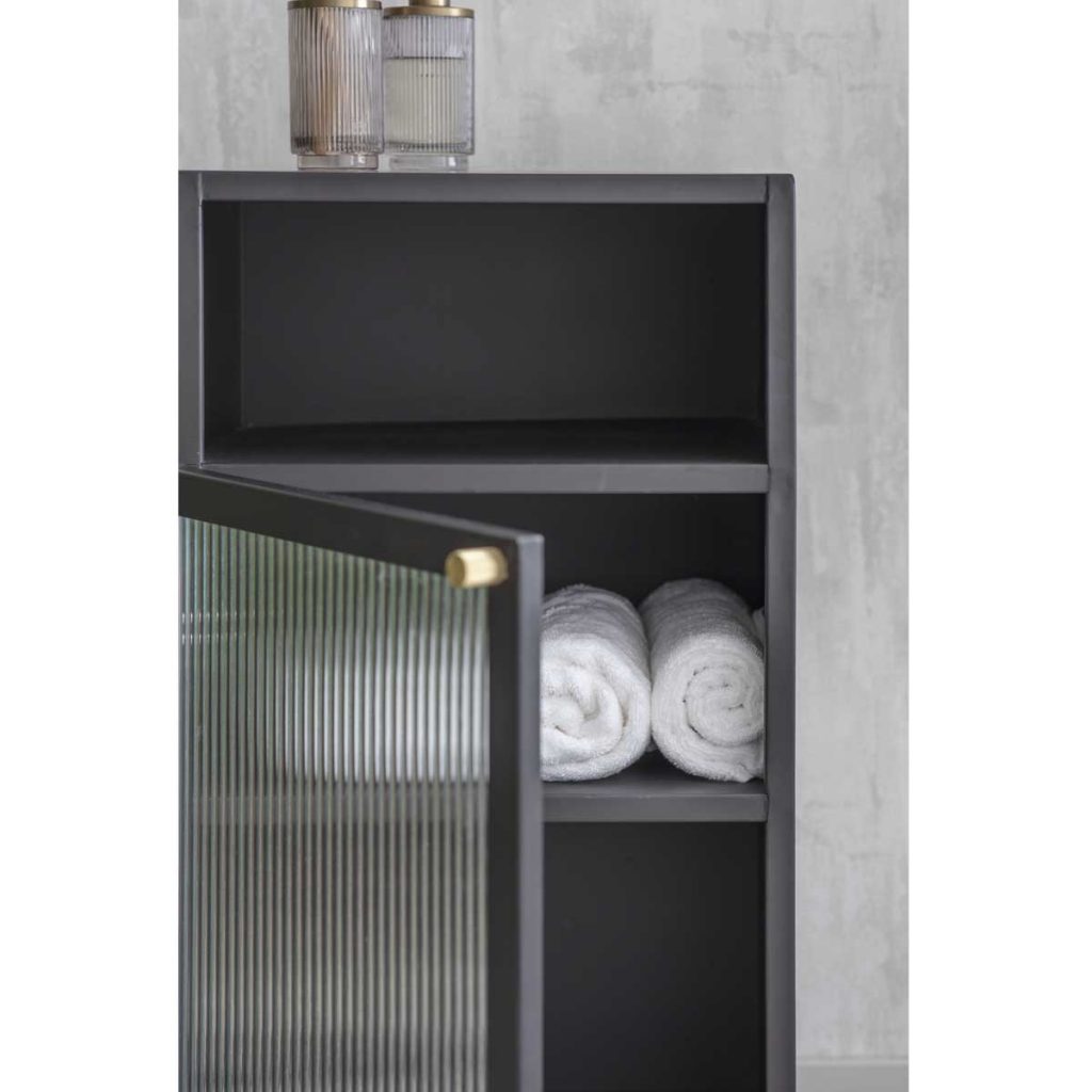 Matt Black Steel Bathroom Fizzy Fox Ripley