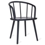 CHAS01_Grey Wooden Carver Chairs Set of 2