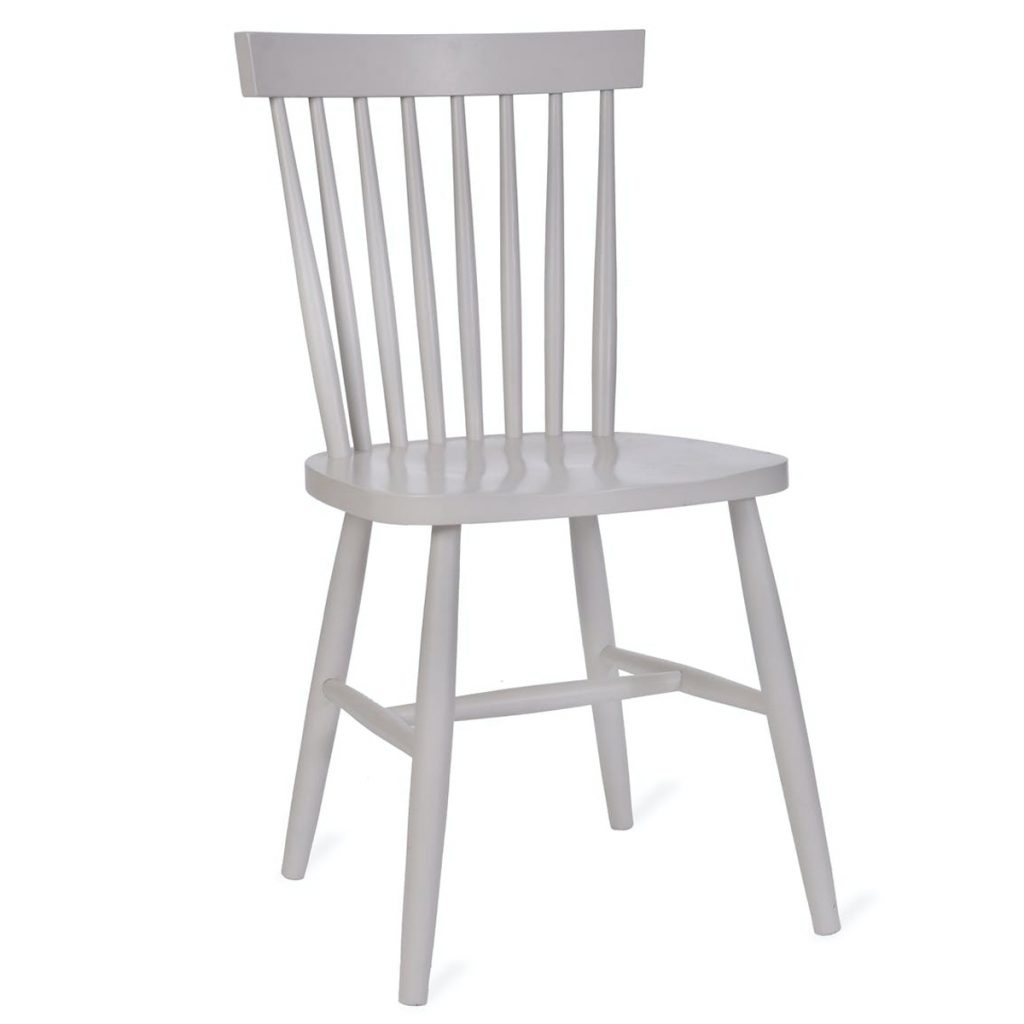 Pair White Spindle Back Chairs Fizzy Fox Ripley