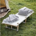 LGBE01 ivory canvas garden lounger