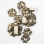 3749 Lily Pond Wall Art Candle Sconce