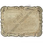 3804 Large Distressed Wooden Serving Tray