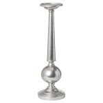 21295 Silver Column Medium Candle Stand