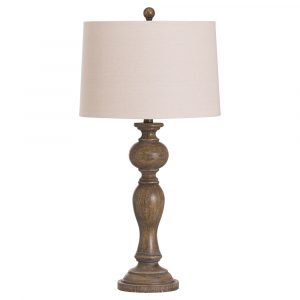 20707 Tall Brown Shaped Table Lamp