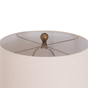 20707-b Tall Brown Shaped Table Lamp