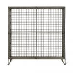 Charcoal Grey Wire Storage Shelf Unit
