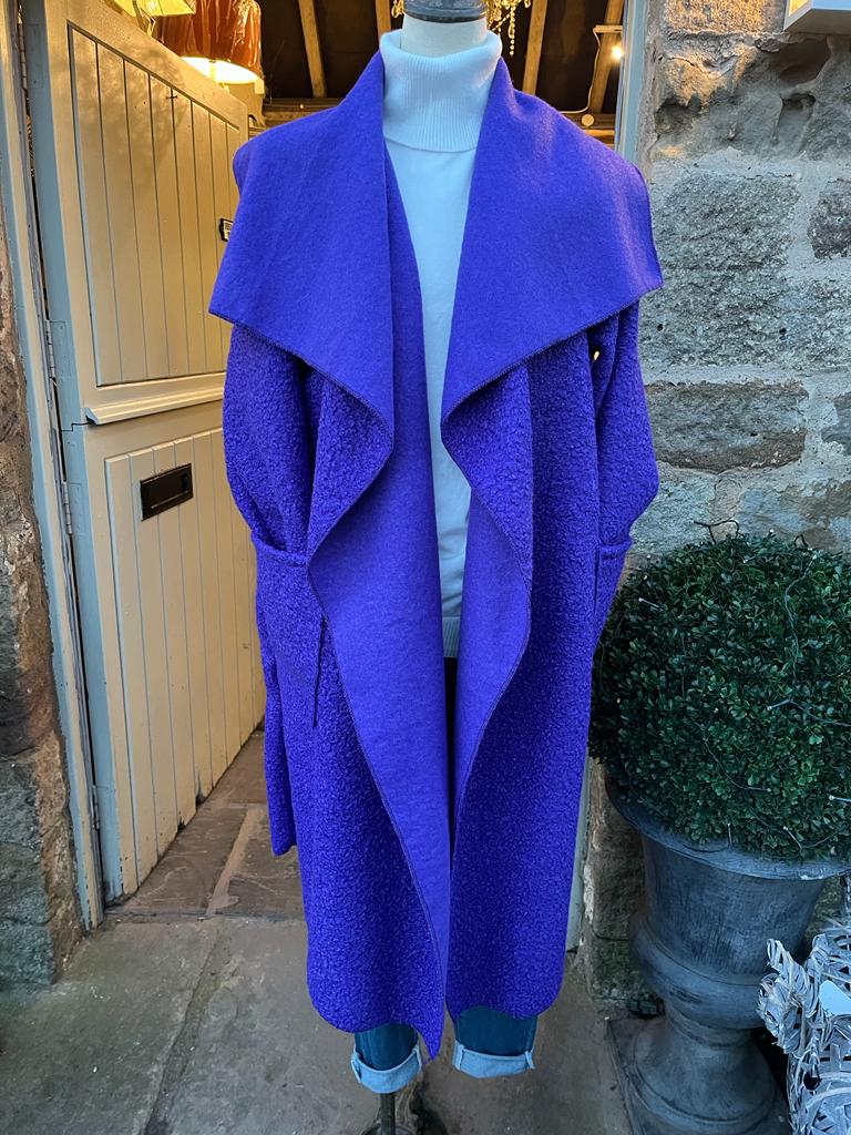 Purple hot sale waterfall jacket